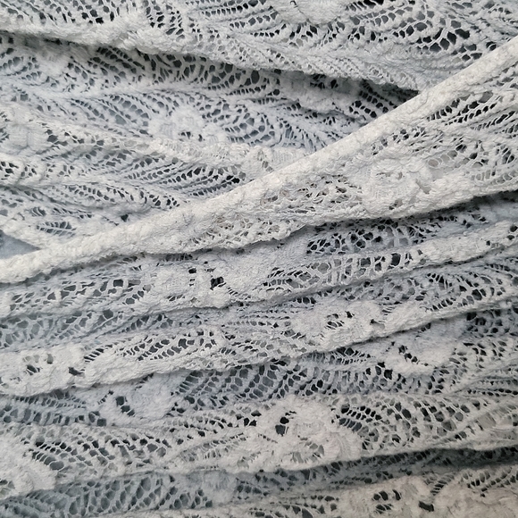 Light Teal Ruffle Top - Picture 2 of 5